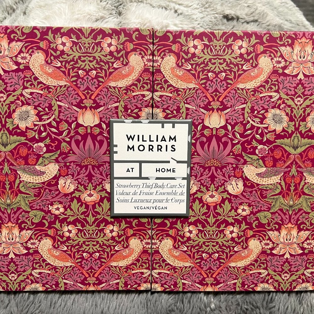 WILLIAM MORRIS At Home STRAWBERRY THIEF Luxury Body Care Set